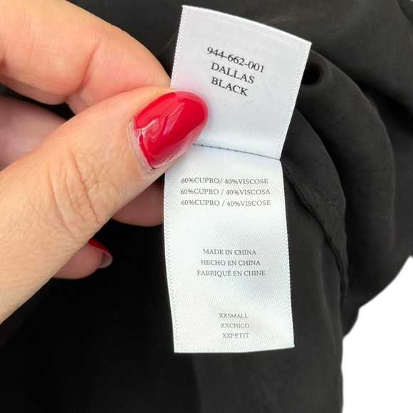 Rails Dallas Fringe Button Down Shirt Size XXS XS Black Western - Picture 8 of 9